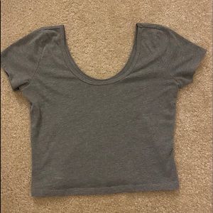 Scoop Neck Crop Top